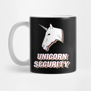 unicorn security funny unicorn bouncer, Mug